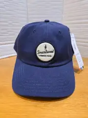 Smartwool Hat Mens Strapback One Size Wool Blend Blue Logo Baseball Cap NWT