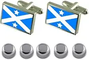 [Select Gifts] Shirt Dress Studs Quatis City Rio de Janeiro State Flag Cufflinks