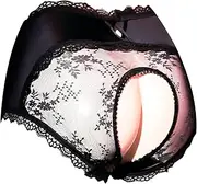[BLESO] Pructi Femboy Sissy Mens Pouch Panties Men's Hipster Panty Lace Bikini Briefs Lingerie Underwear For Men-Manties.