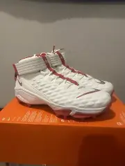 Nike OHIO STATE PE Force Savage Pro 2 Shark Football Cleats Sz 12 (CI9904-111)