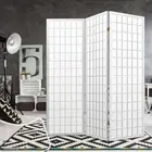 Non Woven Room Divider Screen Privacy Stand 3 Panel Bedroom Partition White