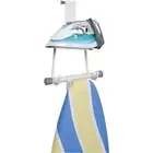 Iron Board Hanger Caddy Rack Over The Door Holder Space Saver Laundry Household
