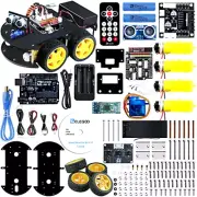 Intelligent and Educational Toy Car Robotic Kit for Arduino Learner STEM Car kit