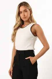 [PUP52] Essy Top - White L White