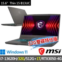 在飛比找momo購物網優惠-【MSI 微星】▲特仕版 15.6吋i7電競(Thin 15