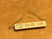NOS Vintage Workman 300 ohm 10W watt Ceramic Power Resistor 1960s TESTED (Qty Av
