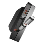 Baseus T-Space Series HUB for Tesla Cars with retractable 45W type-C cable-Black