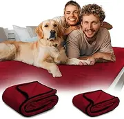 Waterproof Blanket for Intimacy, King Size Intimacy Blanket for Couples & Pets/Dogs, Super Soft Noiseless Mattress Furniture Protector + Gift Included - for Couples Valentine's Day or Birthday