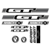 GT - 2003 Mach One EXPERT - Blue frame Clear decal set - Old school bmx