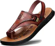 [BIAJIAZHUA] Casual Bunion Orthopedic Outdoor Sandals For Men,Summer Plantar Fasciitis Orthotic Slippers,Slip On Ring Toe Bunion Flip Flops