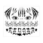 Halloween Face Tattoos Sticker 3d Witch Zombie Makeup Kit for Day of the Dead