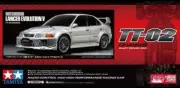 Tamiya 58713 1/10 RC Car TT02 Chassis Mitsubishi Lancer Evolution V Evo 5 w/ESC