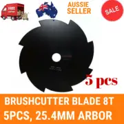 5X BRUSHCUTTER 8T BLADES Fit STIHL HUSQVARNA RYOBI ECHO taking 25.4mm bore