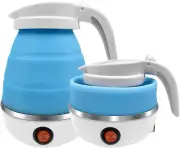 Updateclassic Travel Portable Foldable Electric Kettle, 0.6L Small Collapsible H