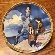 1981 Knowles Norman Rockwell “Waiting On The Shore” #2 Rediscovered Women W/COA
