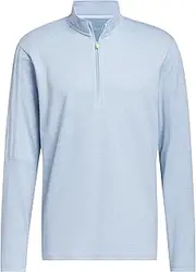 [adidas] Men's 3-Stripes Quarter-Zip Pullover
