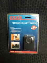 EXXIS PERSONAL SECUITY ALARM LOUD SOUND BY PULLING CORD BELT CLIP New Old Stock