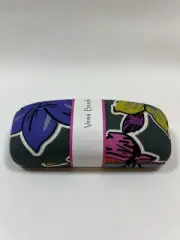 Vera Bradley Hard Clam Shell Eyeglass Case Falling Flowers