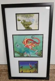 Roger Dean; DRAGONS, "Silver Birch", "Water Dragon", & "Dragon at Dawn"