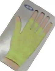 Neon Yellow Lace Fingerless Fishnet Short Gloves 80s 1980s Burlesque 20s Costume