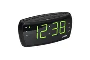 Lenoxx Clock Radio 1.8" White LED (CR85) - Black