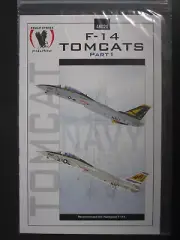 Eagle Strike 1/48th Scale F-14 Tomcats Part 1 Decal Sheet No. 48020