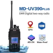 With GPS TYT MD-UV390Plus 10W DMR Digital Radio AES256 Encryption Transceiver