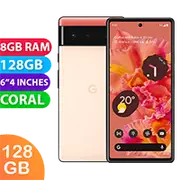 Google Pixel 6 5G (128GB, Coral) Australian Stock - Used (Excellent)