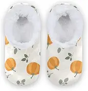 [Caihoyu] Kids Girls Boys Closed Back House Slippers Fuzzy Fleece Non-Slip Soft Warm Funny Slippers Home Indoor