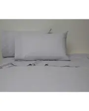 Belle Epoque Biaritz Hemstitch Percale Sheet Set King NoColor