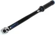 GEDORE Torcoflex Torque Wrench 1/2 Inch 40-200 Nm with Lever Reversible Ratchet Steel Tube Black/Blue