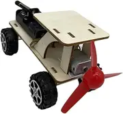 FOYTOKI Build Your Own Wind Car Model Wind Power Car Prop Educational Learning Toy for Boys and Girls