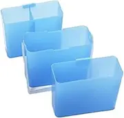DOITOOL Art Pen Washing Bucket Paint Holder Large Brush Buckets Cleaning Cleaner Washable Wash Bucket Plastic Blue