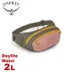 【OSPREY 美國 Daylite Waist 2 腰包《灰腮粉紅/灰》】臀包/功能包/休閒包/側背包/隨身包