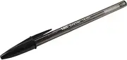 BIC Cristal Large Ballpoint Pens, Every-Day Biro Pens with Wide Point (1.6 mm), Ideal for School, Black Ink, Pack of 50