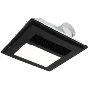 Brilliant Matt Black Heatstorm 4 In 1 Bathroom Heater