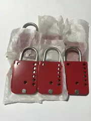 10pcs | 8 Hole Lockout Hasp | Tagout | Tamper Proof | Safety | FREE POST