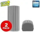 2 X Scrub Daddy Damp Duster - Silver