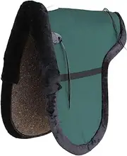 CHALLENGER Australian Wool Felt Premium Shaped Trail Rider Comfort Pad Black 109SP565