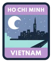 Ho Chi Minh Souvenir Vinyl Decal Sticker - 3 Pack