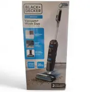 Black & Decker Duo Cordless Multi-Surface Vacuum + Wash BXUVXA01 120V Li-Ion