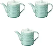Set of 3, Matsumine Blue Jiruji (Large) [4.4 x 5.6 inches (11.3 x 14.3 cm) (830cc)] | Jujiji Banko Ware Setomonohonpo