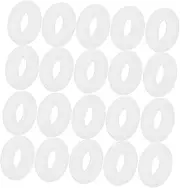 SHINEOFI 100pcs Silicone Spacer Beads Spacer for Bracelets DIY Jewelry Making Kit Silicone Bead Rings Jewelry DIY Accessories Beaded Ring Making