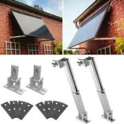 1 Pair Solar Panel Roof Bracket Mounting-Stand 15-30° Adjustable Pv Fixings