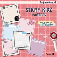 在飛比找蝦皮購物優惠-Mariaarts Stray kidz notepad m