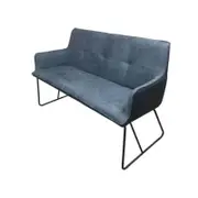 Ideal Modern Scandinavian 2-Seater Sofa - Dark Grey