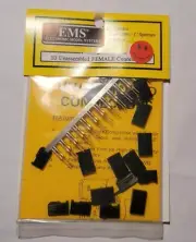 EMS Unassembled Female Connectors Servo Futaba 10 pcs Rc EMO0116