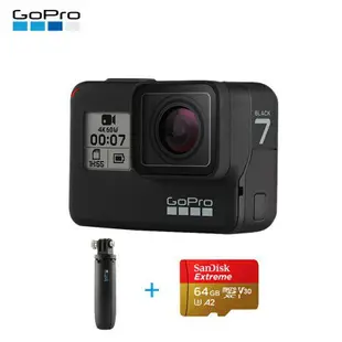 【eYe攝影】現貨 含64G+Shorty腳架 忠欣公司貨 GOPRO HERO 7 黑色專業版 運動攝影機