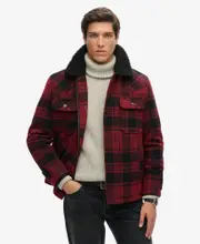 Merchant Wool Chore Jacket | Red Check
