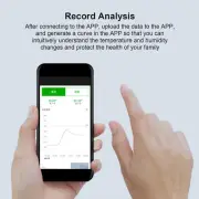 Electronic 5.0 Temperature Humidity Meter Monitor Mini Wireless AC